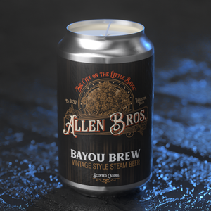 "Allen Bros." - Beer Can Candle