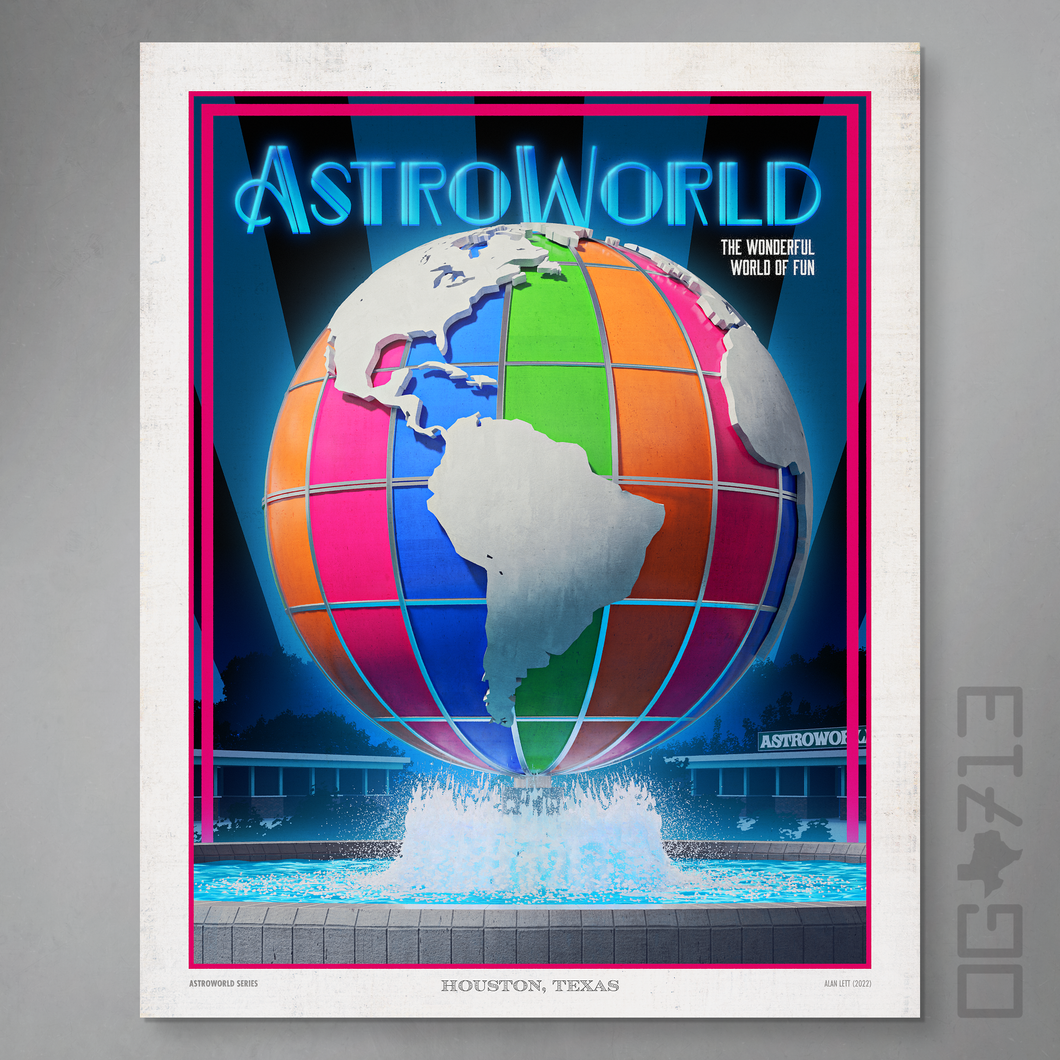 Houston Landmark Series - Astroworld