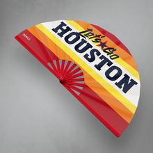 Load image into Gallery viewer, Houston Baseball - Bamboo Hand Fan