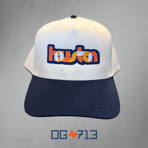 Houston - Orange/Navy/White - Snap Back