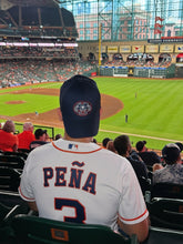 Load image into Gallery viewer, OG 713 astronaut navy club cap worn at a Houston baseball game