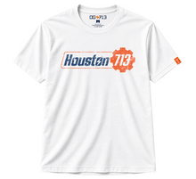 Load image into Gallery viewer, OG 713 Houston 713 Fallout T-shirt in White