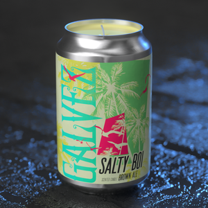"Galvez' Salty Boi" - Beer Can Candle