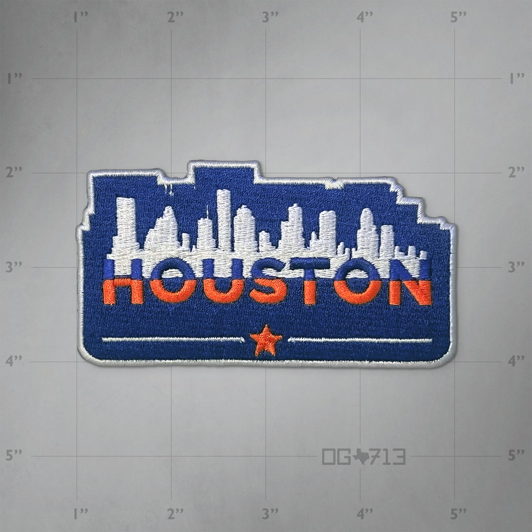 Houston Skyline - Embroidered Patch