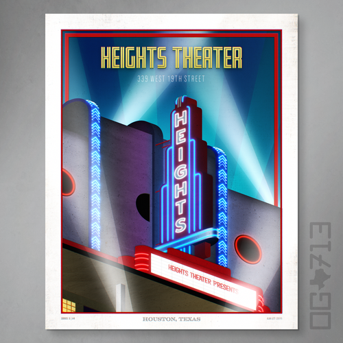 Houston Landmark Series - Heights Theater