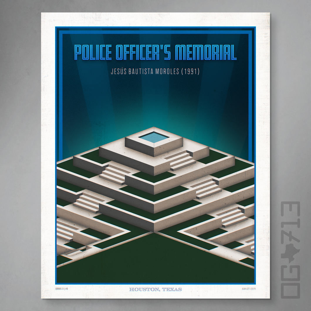 Houston Landmark Series- Police Officer's Memorial