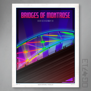 Houston Landmark Series- Bridges of Montrose