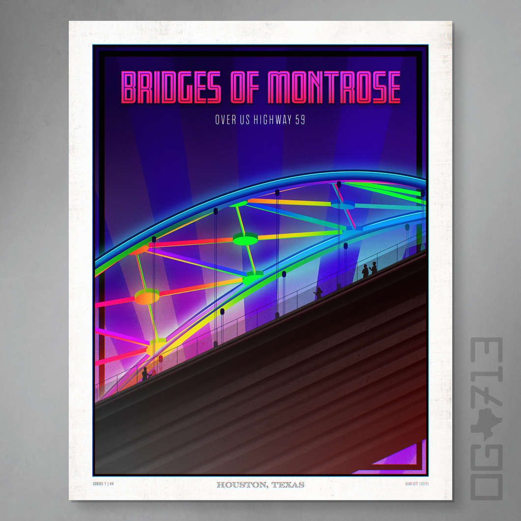 Houston Landmark Series- Bridges of Montrose