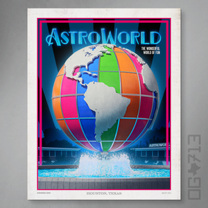 Houston Landmark Series - Astroworld