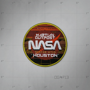 NASA: Martian Outpost - Embroidered Patch