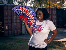 Load image into Gallery viewer, Houston Football - Bamboo Hand Fan