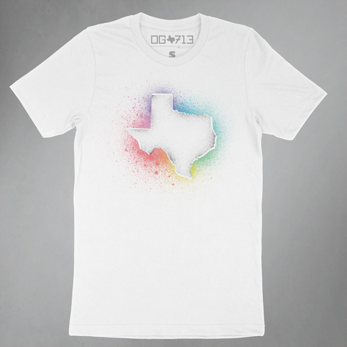 Texas Spraypaint Rainbow