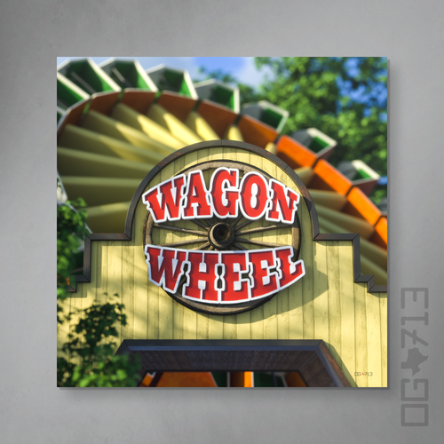 Astroworld Sign Series - Wagon Wheel