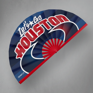 Houston Football - Bamboo Hand Fan